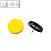 Laurel Rei?nagel, ? 14 mm, Stifth?he 6 mm, gelb, 100 St?ck, 2770-70