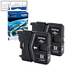 Brother Tintenpatrone, schwarz, Doppelpack, 2 x ca. 300 Seiten, LC-985BKBP2DR