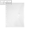 officio Sichttasche, A4 hoch, Abheftrand, L?ngs-Klappe, neutral, 50 St.,40906-04