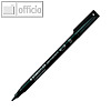 Lumocolor Universalstift permanent 314 B, Keilspitze 1 - 2.5 mm, schwarz, 314-9