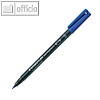 Lumocolor Universalstift permanent 314 B, Keilspitze 1 - 2.5 mm, blau, 314-3