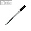 Lumocolor Universalstift non-permanent 312 B, 1,0 - 2,5 mm Keilspitze, schwarz