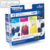 Tintenpatronen LC-980 Multipack f?r brother DCP-145C/DCP-165C, je 1x c/m/y/bk