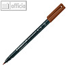 Staedtler Lumocolor Universalstift permanent 318 F, 0.6 mm, braun, 318-7