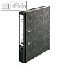 Falken Ordner Recycling, DIN A4, R?cken 50 mm, wolkenmarmor, schwarz, 11286549
