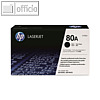 HP Toner 80A, ca. 2.700 Seiten, schwarz, CF280A