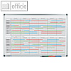 Jahresplaner Premium Halbjahresformat, je 6 Monatsspalten u. 20 Zeilen, 60 x 90 