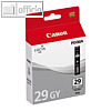 Canon Tintenpatrone PGI-29GY, grau, 4871B001