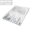 LEITZ Prospekth?llen Maxi, DIN A4, mit Klappe, 180 my, klar, 5 St?ck, 4752-30-03