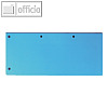 Oxford Trennstreifen Duo, 105 x 240 mm, 190 g/qm, blau, 60 Stück, 400013889