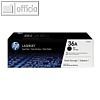 HP Tonerkartusche schwarz, 36A, Doppelpack, CB436AD
