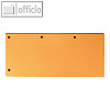 Oxford Trennstreifen Duo, 105 x 240 mm, 190 g/qm, orange, 60 Stück, 400014013