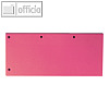 Oxford Trennstreifen Duo, 105 x 240 mm, 190 g/qm, pink, 60 Stück, 400014011