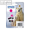 Epson Tintenpatrone T2633, Nr. 26XL, magenta, C13T26334012