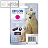 Epson Tintenpatrone Nr. 26, magenta, C13T26134012