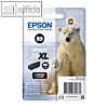 Epson Tintenpatrone T2631, Nr. 26XL, schwarz-photo, C13T26314012