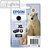 Epson Tintenpatrone T2621, Nr. 26XL, schwarz, C13T26214012