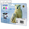 Epson Tintenpatronen Multipack Nr. 26, Bk, c, m, y, C13T26164010