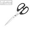 officio B?roschere, L?nge 21 cm, Edelstahl, schwarz, KF01227