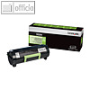 Lexmark Return-Tonerkartusche 502H f?r MS310d, ca. 5.000 Seiten, schwarz,50F2H00