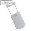 Ecobra Taschen-LED-Schiebelupe, Vergr??erung: 3-fach, 45x38 mm, wei?-grau,828320
