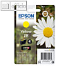 Epson Tintenpatrone T1804 Nr.18 für XP30/XP102/ XP202/205, gelb, C13T18044012