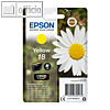 Epson Tintenpatrone T1804 Nr.18 f?r XP30/XP102/ XP202/205, gelb, C13T18044012