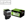 Lexmark Return-Tonerkartusche 702HK, schwarz, ca. 4.000 Seiten, 70C2HK0