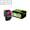 Lexmark Return-Tonerkartusche 702HM, magenta, ca. 3.000 Seiten, 70C2HM0