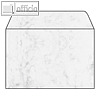 Sigel Marmor-Briefumschlag C6 m. Innendruck, 90g/m² nasskl., grau, 25St., DU009