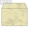 Sigel Marmor-Briefumschlag C6 m. Innendruck, 90g/m? nasskl., beige, 25 St.,DU011