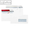 Briefumschläge DL mit Fenster rechts, 110 x 220 mm, 80g/qm, haftklebend, 500 Stü