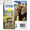 Epson Tintenpatrone T2434, Nr. 24XL, gelb, C13T24344012