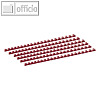 GBC Binder?cken CombBind, DIN A4, 21 Ringe, ? 8 mm, rot, 100 St?ck, 4028214