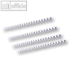 GBC Binder?cken CombBind, DIN A4, 21 Ringe, ? 10 mm, wei?, 100 St?ck, 4028195