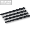 GBC Binderücken CombBind, DIN A4, 21 Ringe, Ø 6 mm, schwarz, 100 Stück, 4028173