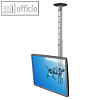Dataflex Viewmate Monitorarm, bis 15 kg, Deckenhalterung, silber, 52.562