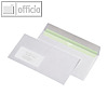 Briefumschlag DL, haftklebend, CO2-neutral 75g/m?, Fenster, hochwei?, 1.000 St.