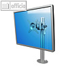 Dataflex Viewmate Monitorarm, bis 15 kg, Tischmontage, silber, 52.652