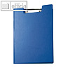 MAUL Schreibmappe, DIN A4, Folienüberzug, Innentasche, blau, 12 St., 2339237