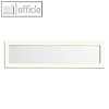 Ultradex Infotasche f. ?berschrift, magnetisch, 225 x 60 mm, wei?, 5 St., 510408