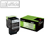 Return-Tonerkartusche 802K f?r Cx310dn, ca. 1.000 Seiten, schwarz, 80C20K0