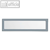 Ultradex Infotasche f. ?berschrift, magnetisch, 435 x 60 mm, grau, 5 St., 510609