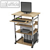 Durable PC-Arbeitsplatz "Computer Trolley" 75 VH, grau, 3720-10