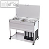 Durable Mappenwagen SYSTEM File Trolley 100 Multi Top, abschlie?b., grau,3787-10