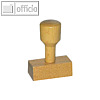 Vorgangsstempel "Abschrift an Gegner", Holz