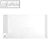 Buchschoner Basic, mit Lasche, PP, 210 x 380 mm, transparent, 100 Stück, 14210