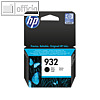 HP Tintenpatrone Nr.932, 400 Seiten, schwarz, CN057AE
