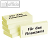 officio Haftnotizen bedruckt: "Für das Finanzamt", 5 Stück, 1301010119