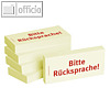 officio Haftnotizen bedruckt: "Bitte Rücksprache!", 5 Stück